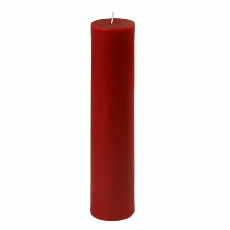 JECO 2 x 9 in. Red Pillar Candle, 12PK CPZ-2904